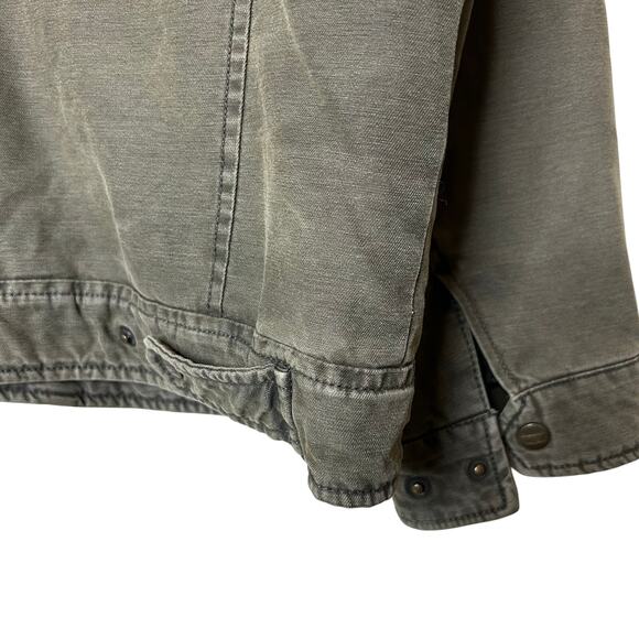 Levis Jacket Size XXL Coat Khaki Green Brown Chore Work Utility Pockets Quilted - Picture 8 of 13